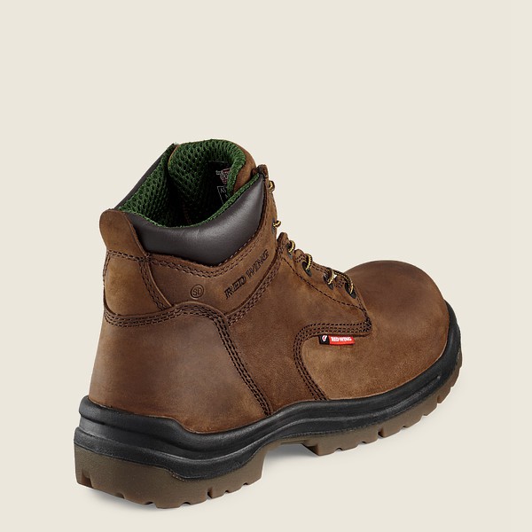 Botas de Seguridad Red Wing Hombre Marrom - King Toe® - 6-Inch Toe - 204-FMVOJE